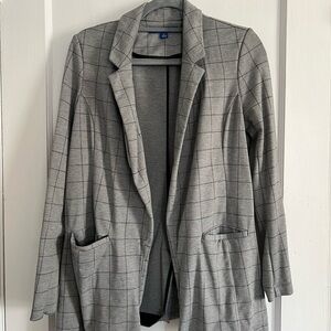 Gray Plaid Women's Jacket